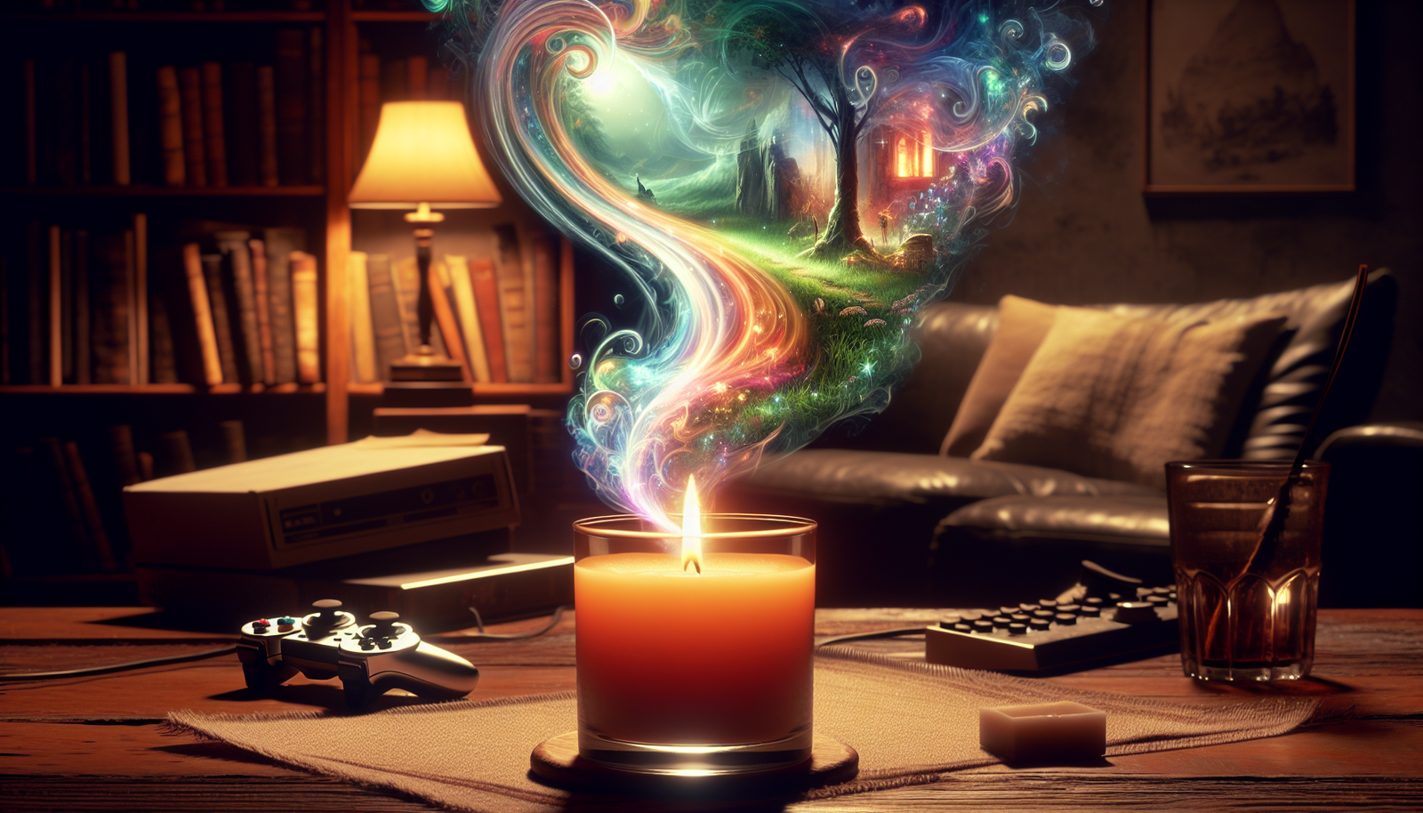 Explore the Fusion of Gaming and Candle Aromas