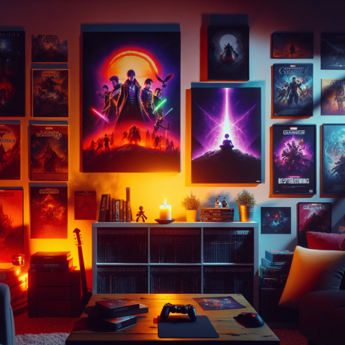 How to Combine Candles and Gaming Posters for the Ultimate Setup